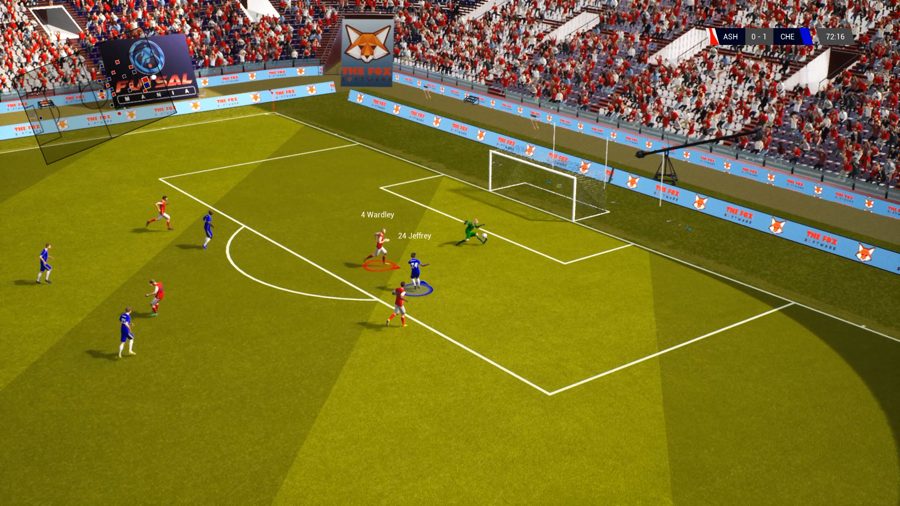 Active Soccer 3 screenshot: Respinta Piede